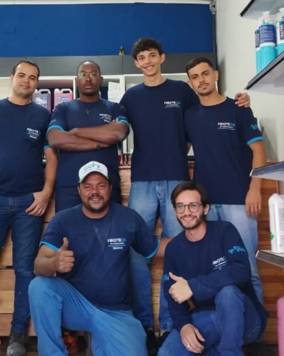 Equipe da Friotecc reunida